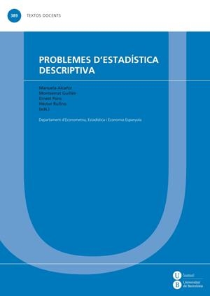 PROBLEMES D'ESTADÍSTICA DESCRIPTIVA | 9788447538164 | VARIOS AUTORES