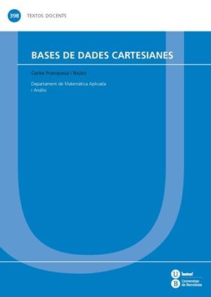 BASES DE DADES CARTESIANES | 9788447539130 | FRANQUESA I NIUBÒ, CARLES
