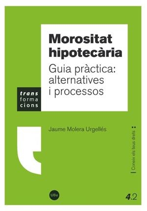 MOROSITAT HIPOTECÀRIA. GUIA PRÀCTICA: ALTERNATIVES I PROCESSOS | 9788447535217 | MOLERA URGELLÉS, JAUME