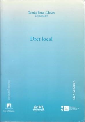 DRET LOCAL | 9788449010170 | FONT I LLOVET, TOMÀS