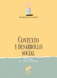 CONTEXTO Y DESARROLLO SOCIAL | 9788477382522 | RODRIGO, MARÍA JOSÉ