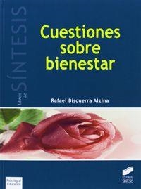 CUESTIONES SOBRE BIENESTAR | 9788499588100 | BISQUERRA ALZINA, RAFAEL