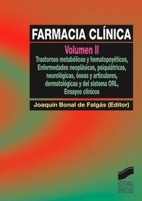 FARMACIA CLÍNICA | 9788477386445 | BONAL DE FALGÁS, JOAQUIM