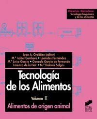 ALIMENTOS DE ORIGEN ANIMAL | 9788477385769 | ORDÓÑEZ PEREDA, JUAN ANTONIO