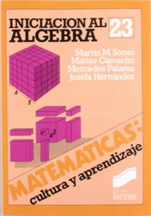 INICIACIÓN AL ÁLGEBRA | 9788477380689 | MARTÍN SOCAS, MANUEL