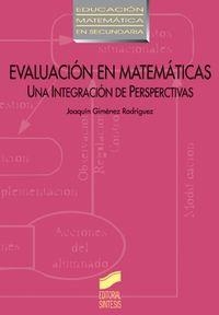 EVALUCACIÓN EN MATEMÁTICAS | 9788477384441 | GIMÉNEZ, JOAQUIM