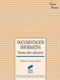 DOCUMENTACIÓN INFORMATIVA | 9788477385233 | LÓPEZ YEPES, ALFONSO