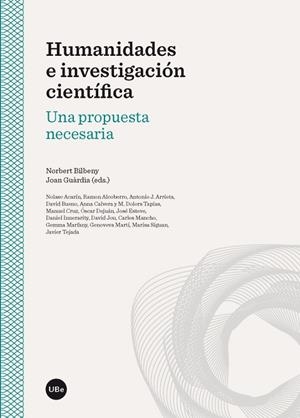 HUMANIDADES E INVESTIGACIÓN CIENTÍFICA | 9788447539123 | VARIOS AUTORES