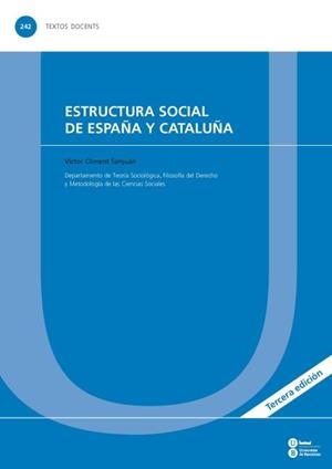 ESTRUCTURA SOCIAL DE ESPAÑA Y CATALUÑA | 9788447535675 | CLIMENT SANJUAN, VÍCTOR