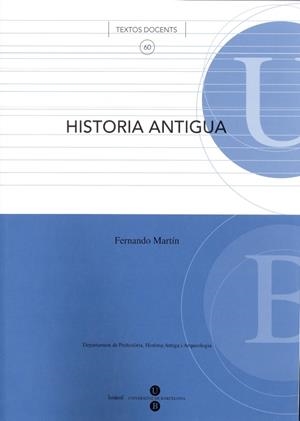 HISTORIA ANTIGUA | 9788447529780 | MARTÍN GONZÁLEZ, FERNANDO