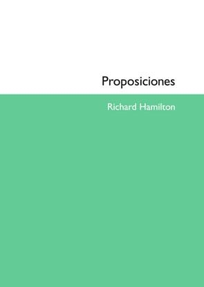 PROPOSICIONES | 9788449026515 | HAMILTON, RICHARD