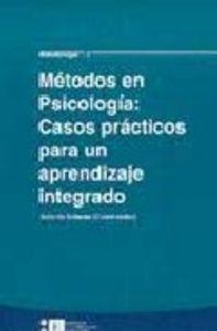 MÉTODOS EN PSICOLOGÍA: CASOS PRÁCTICOS PARA UN APRENDIZAJE INTEGRADO (CONTIENE CD-ROM) | 9788483383353 | SOLANAS PEREZ, ANTONIO
