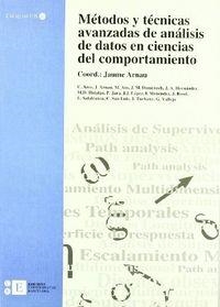 MÉTODOS Y TÉCNICAS AVANZADAS DE ANÁLISIS DE DATOS EN CIENCIAS DEL COMPORTAMIENTO | 9788492200436 | ARNAU I GRAS, JAUME