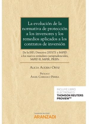 EVOLUCION DE LA NORMATIVA DE PROTECCION A LOS INVERSORES | 9788413455280 | AGUERO ORTIZ, ALICIA