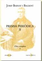 PREMSA PERIÒDICA II | 9788486574475 | BERNAT I BALDOVÍ, JOSEP