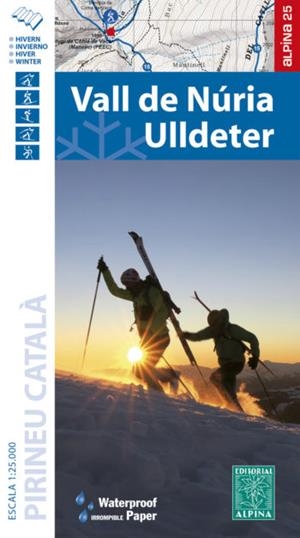 VALL DE NÚRIA - ULLDETER : MAPA D'HIVERN [2020] | 9788480908535