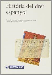 HISTORIA DEL DRET ESPANYOL | 9788492276714