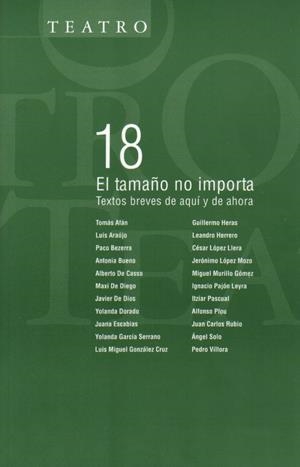 TAMAÑO NO IMPORTA (I). TEXTOS BREVES DE AQUI Y AHORA (18) | 9788496837126 | VARIOS AUTORES