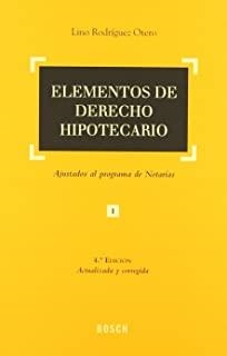 ELEMENTOS DE DERECHO HIPOTECARIO (2 VOLS.) | 9788497908658 | RODRÍGUEZ OTERO, L.
