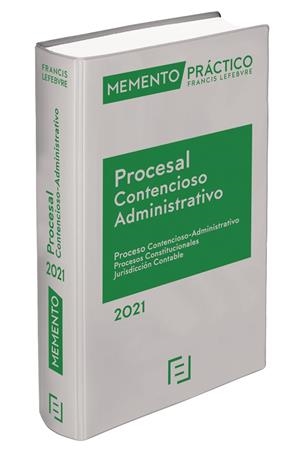 MEMENTO PRACTICO PROCESAL CONTENCIOSO ADMINISTRATIVO 2021 | 9788418190988 | LEFEBVRE-EL DERECHO