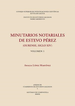 MINUTARIOS NOTARIALES DE ESTEVO PEREZ OUR | 9788400106799 | LOPEZ MARTINEZ, AMALIA