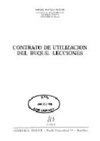 CONTRATO DE UTILIZACION DEL BUQUE | 9788476980392 | MATILLA ALEGRE, RAFAEL