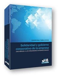SOLIDARIDAD Y GOBIERNO CORPORATIVO DE LA EMPRESA | 9788494350771 | TABRA OCHOA, EDISON PAUL
