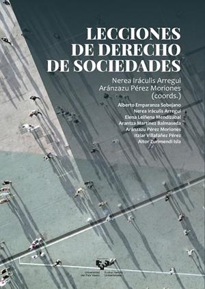 LECCIONES DE DERECHO DE SOCIEDADES | 9788413192505