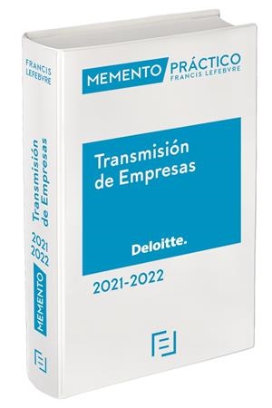 MEMENTO PRACTICO TRANSMISION DE EMPRESAS 2020-2021 | 9788418190766 | LEFEBVRE-EL DERECHO