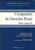 COMPENDIO DE DERECHO PENAL. PARTE ESPECIAL. ADAPTADO AL PROGRAMA DE LA OPOSICIÓN A INGRESO EN LAS CARRERAS JUDICIAL Y FISCAL (BOE 3 DE ABRIL DE 2009). | 9788498494709 | LUZÓN CUESTA, JOSÉ MARÍA