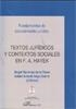 TEXTOS JURÍDICOS Y CONTEXTOS SOCIALES EN F. A. HAYEK | 9788499828114 | SÁNCHEZ DE LA TORRE, ÁNGEL / HOYO SIERRA, ISABEL ARACELI