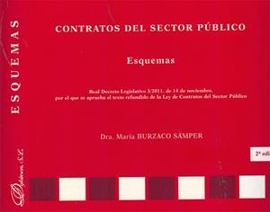 CONTRATOS DEL SECTOR PÚBLICO. ESQUEMAS. | 9788415454403 | BURZACO SAMPER, MARÍA