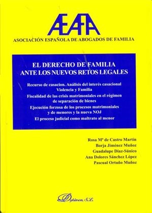DERECHO DE FAMILIA ANTE LOS NUEVOS RETOS LEGALES, EL | 9788415454694 | ASOCIACIÓN ESPAÑOLA DE ABOGADOS DE FAMILIA