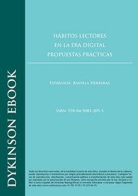 HÁBITOS LECTORES EN LA ERA DIGITAL. PROPUESTAS PRÁCTICAS. | 9788490852095 | BAUSELA HERRARAS, ESPERANZA