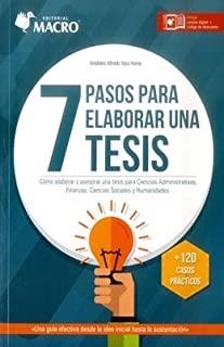 PASOS PARA ELABORAR UNA TESIS, LOS | 9786123043117 | VARA HORNA, ARISTEDES
