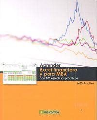 APRENDER EXCEL FINANCIERO Y PARA MBA | 9788426721624 | , MEDIAACTIVE