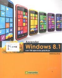 APRENDER WINDOWS 8.1 CON 100 EJERCICIOS | 9788426721648 | , MEDIAACTIVE