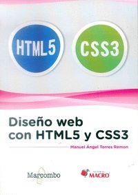 DISEÑO WEB CON HTML5 Y CSS3 | 9788426723765 | TORRES REMON, MANUEL