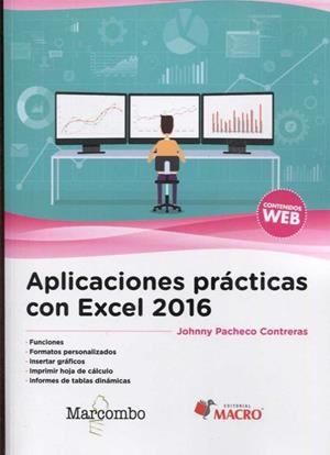 APLICACIONES PRÁCTICAS CON EXCEL 2016 | 9788426725509 | PACHECO CONTRERAS, JOHNNY