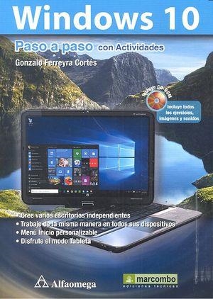 WINDOWS 10 PASO A PASO CON ACTIVIDADES | 9788426723222 | FERREYRA CORTÉS, GONZALO