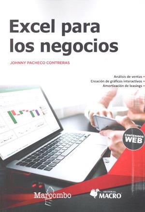 EXCEL PARA LOS NEGOCIOS | 9788426726346 | PACHECO CONTRERAS, JOHNNY