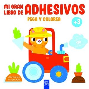 ANIMALES DE GRANJA. COLORING+PEGATINAS (ACTIVIDADES) | 9788408234630 | YOYO