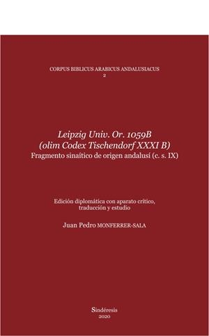 LEIPZIG UNIV OR 1059B OLIM CODEX TISCHE | 9788418206252