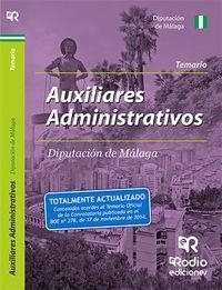 AUXILIARES ADMINISTRATIVOS DE LA DIPUTACIÓN DE MÁLAGA. TEMARIO | 9788416266326 | OCHOA GUERRA, ODETTE C. / FORO FORMACIÓN Y PREPARACIÓN DE OPOSICIONES / FERNÁNDEZ SÁNCHEZ, ALFONSO /