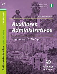 AUXILIARES ADMINISTRATIVOS DE LA DIPUTACIÓN DE MÁLAGA. TEST DEL TEMARIO | 9788416266333 | OCHOA GUERRA, ODETTE C. / FORO FORMACIÓN Y PREPARACIÓN DE OPOSICIONES / FERNÁNDEZ SÁNCHEZ, ALFONSO /