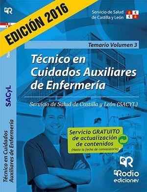 TÉCNICO EN CUIDADOS AUXILIARES DE ENFERMERÍA. TEMARIO. VOLUMEN III. SERVICIO DE SALUD DE CASTILLA Y LEÓN | 9788416506248 | LOPEZ SANCHEZ, TRINIDAD / CAZALLA FONCUEVA, ANA MARIA / DE ISLA SOLER, JOSE LUIS