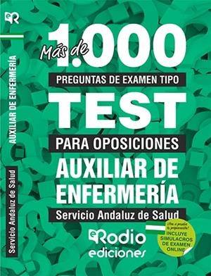 AUXILIAR DE ENFERMERÍA DEL SAS. MÁS DE 1.000 PREGUNTAS DE EXAMEN TIPO TEST. | 9788417439132 | VARIOS AUTORES