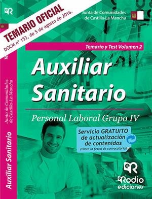 AUXILIAR SANITARIO. PERSONAL LABORAL G.IV. TEMARIO Y TEST V. 2. JUNTA COMUNIDADES CASTILLA LA MANCHA | 9788416963157 | VARIOS AUTORES