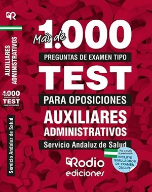 AUXILIARES ADMINISTRATIVOS DEL SAS. MÁS DE 1.000 PREGUNTAS DE EXAMEN TIPO TEST. | 9788417439835 | VARIOS AUTORES