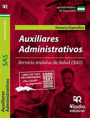 AUXILIARES ADMINISTRATIVOS DEL SAS. TEMARIO ESPECÍFICO. | 9788417439538 | VARIOS AUTORES